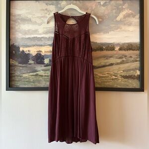 Abercrombie Lace Open Back Dress